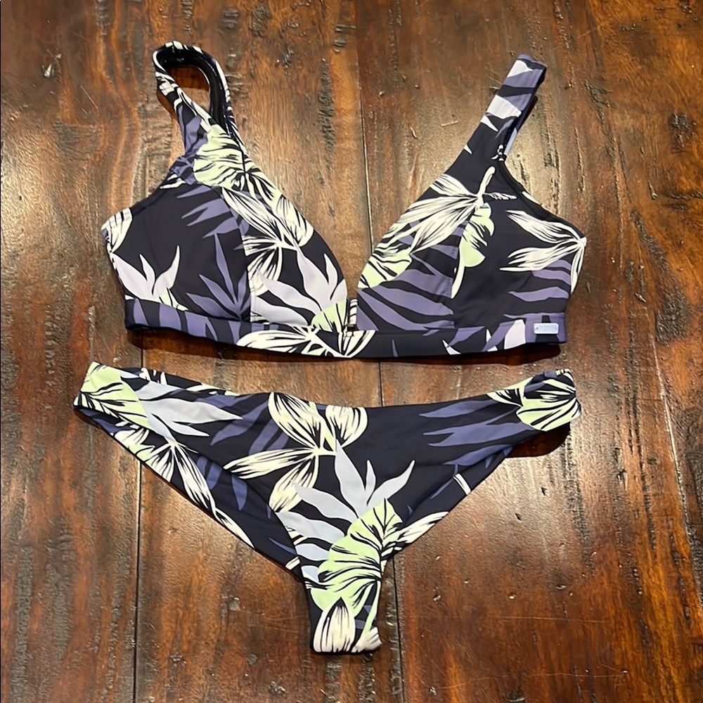 Floral Print Bikini Set Roxy
